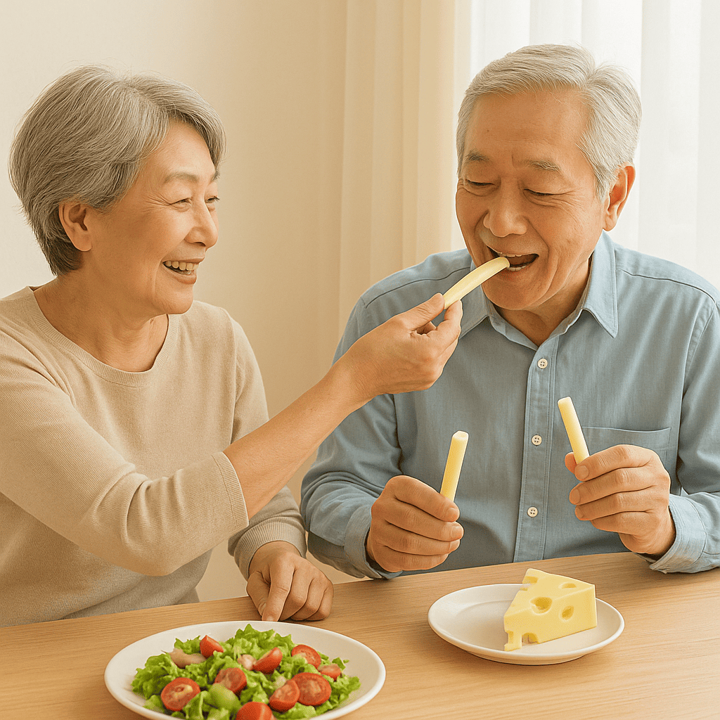 시니어 간식 추천 저염치즈, 고단백 치즈 스틱