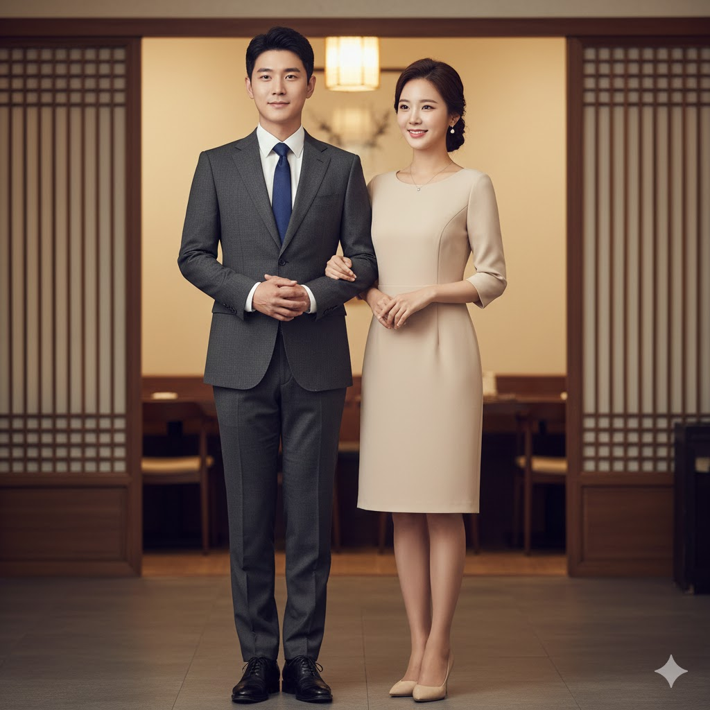 깔끔한 상견례 의상