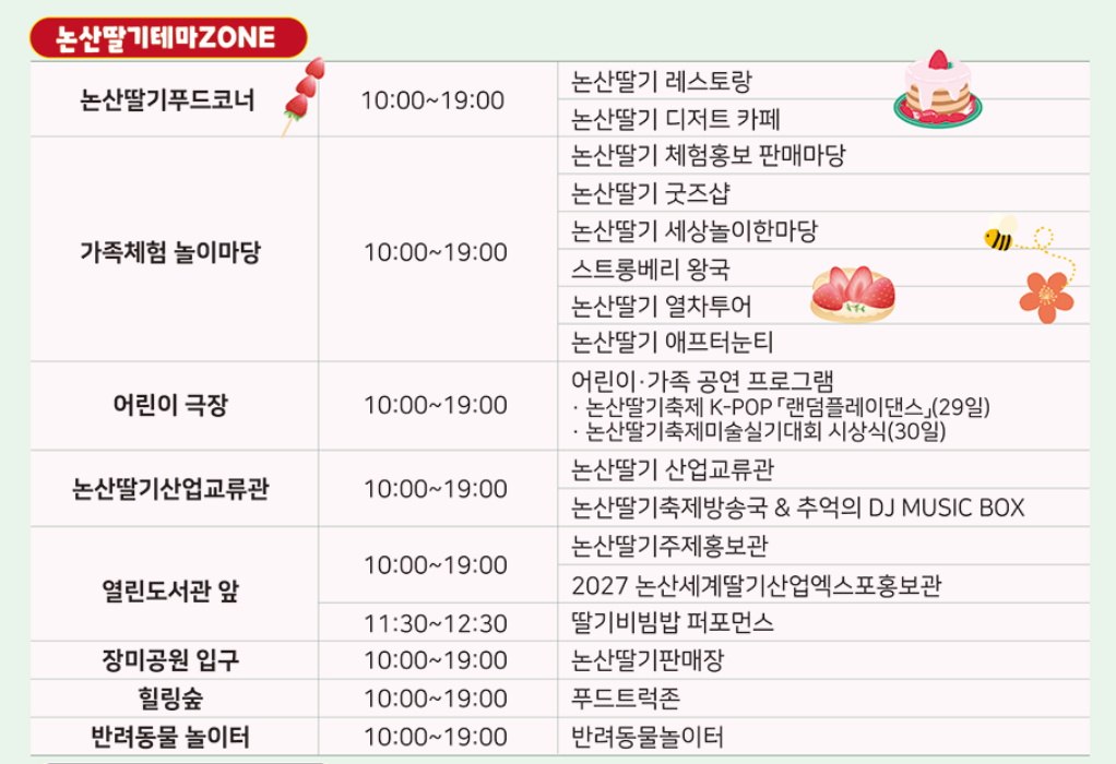 논산딸기축제 딸기와 함께하는 봄 축제