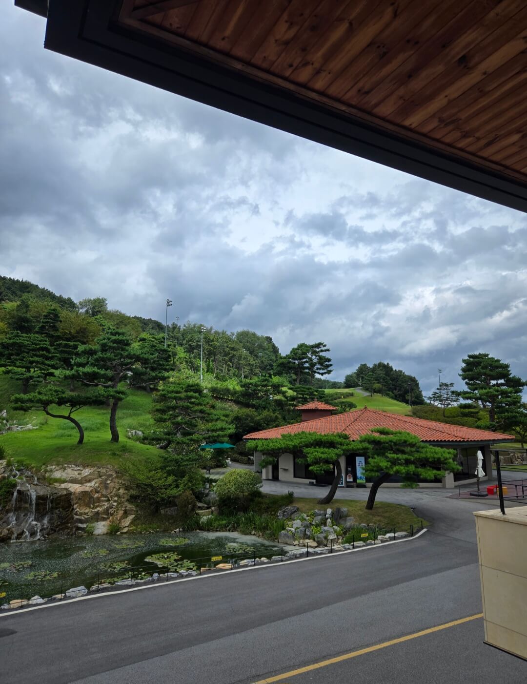 여주CC 레스토랑에서 바라본 뷰