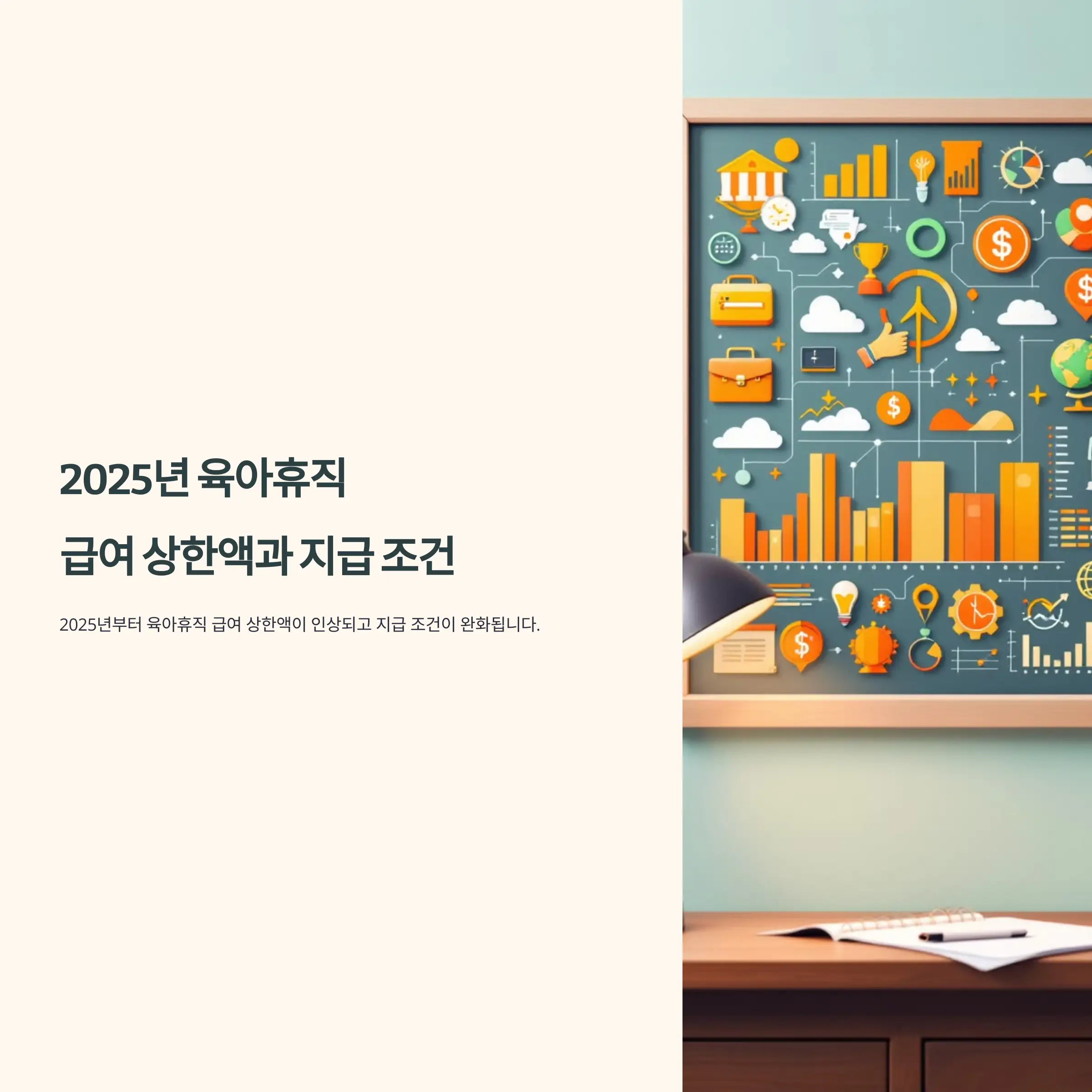 2025년 육아휴직 급여 상한액과 지급 조건