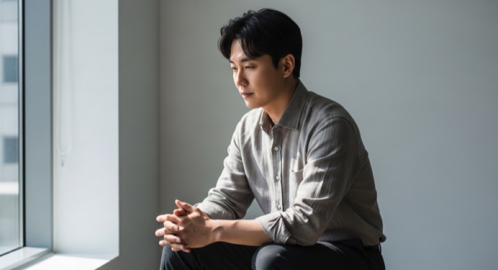 전립선 건강 관리를 위해 생활을 돌아보는 모습