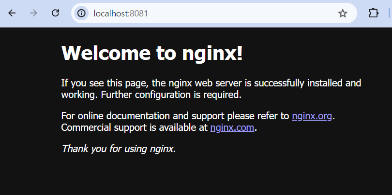 nginx 포트포워딩 성공