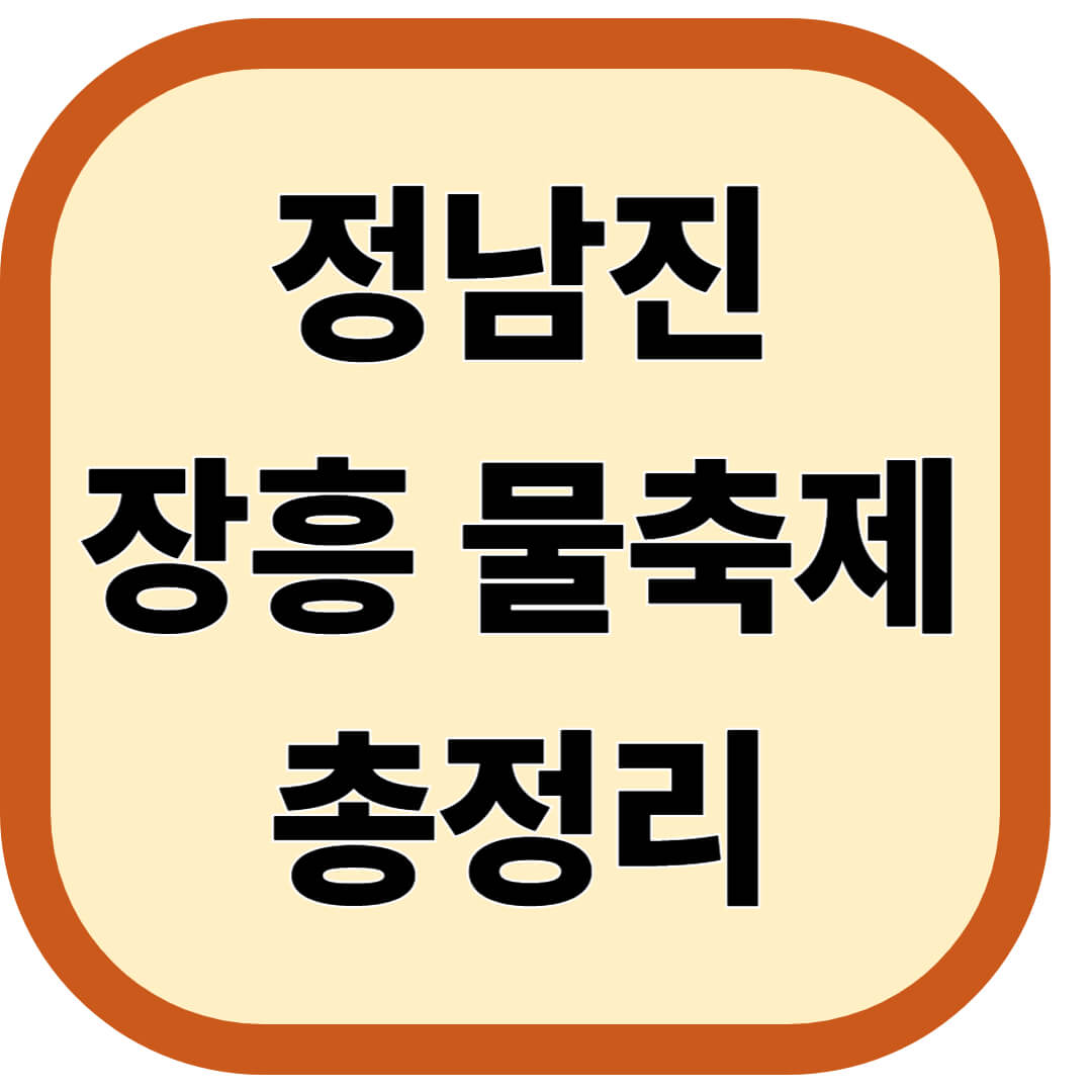 정남진 장흥 물축제
