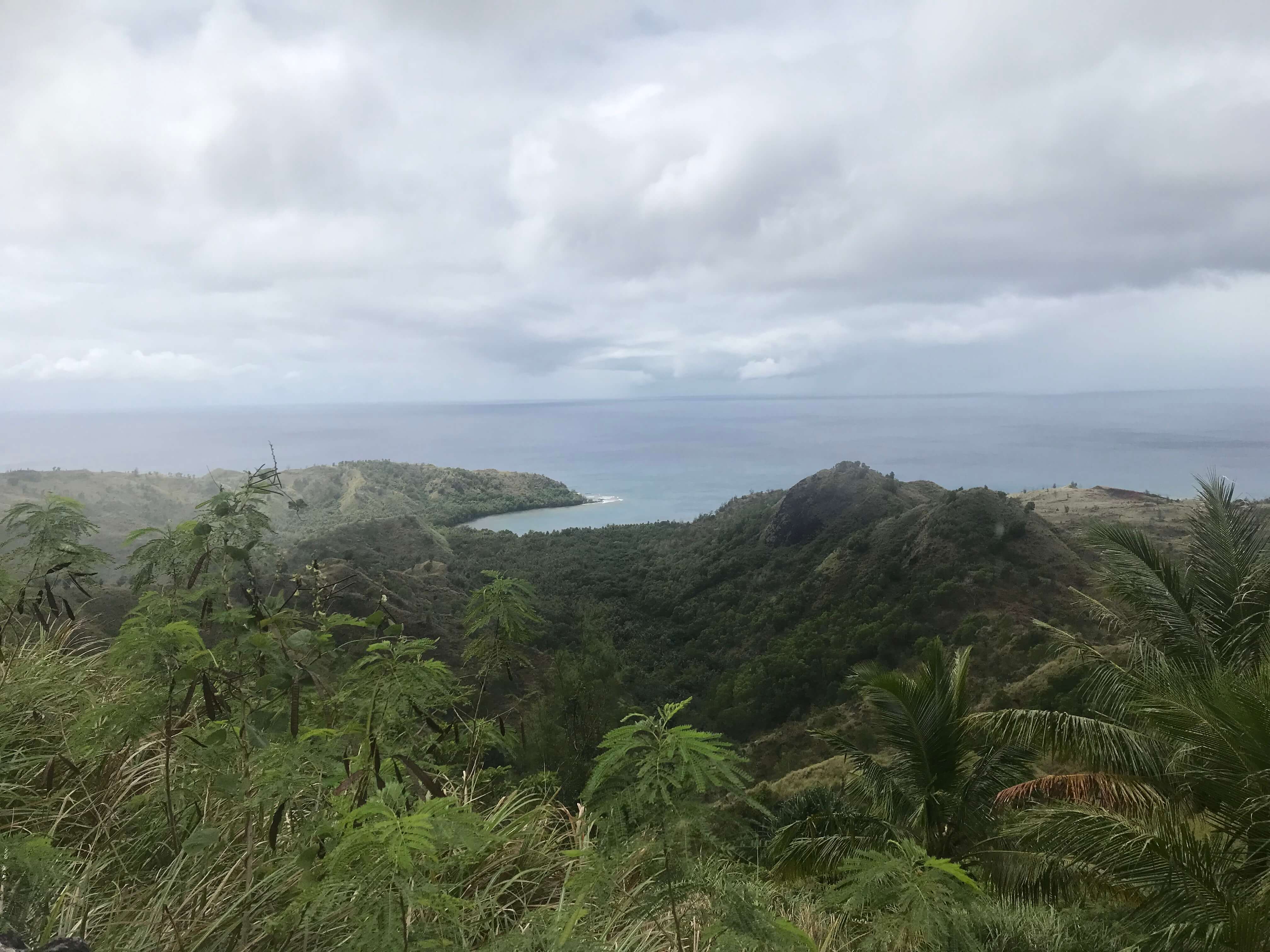 세티 베이 전망대에서 바라보는 바다와 하늘 그리고 해안 만