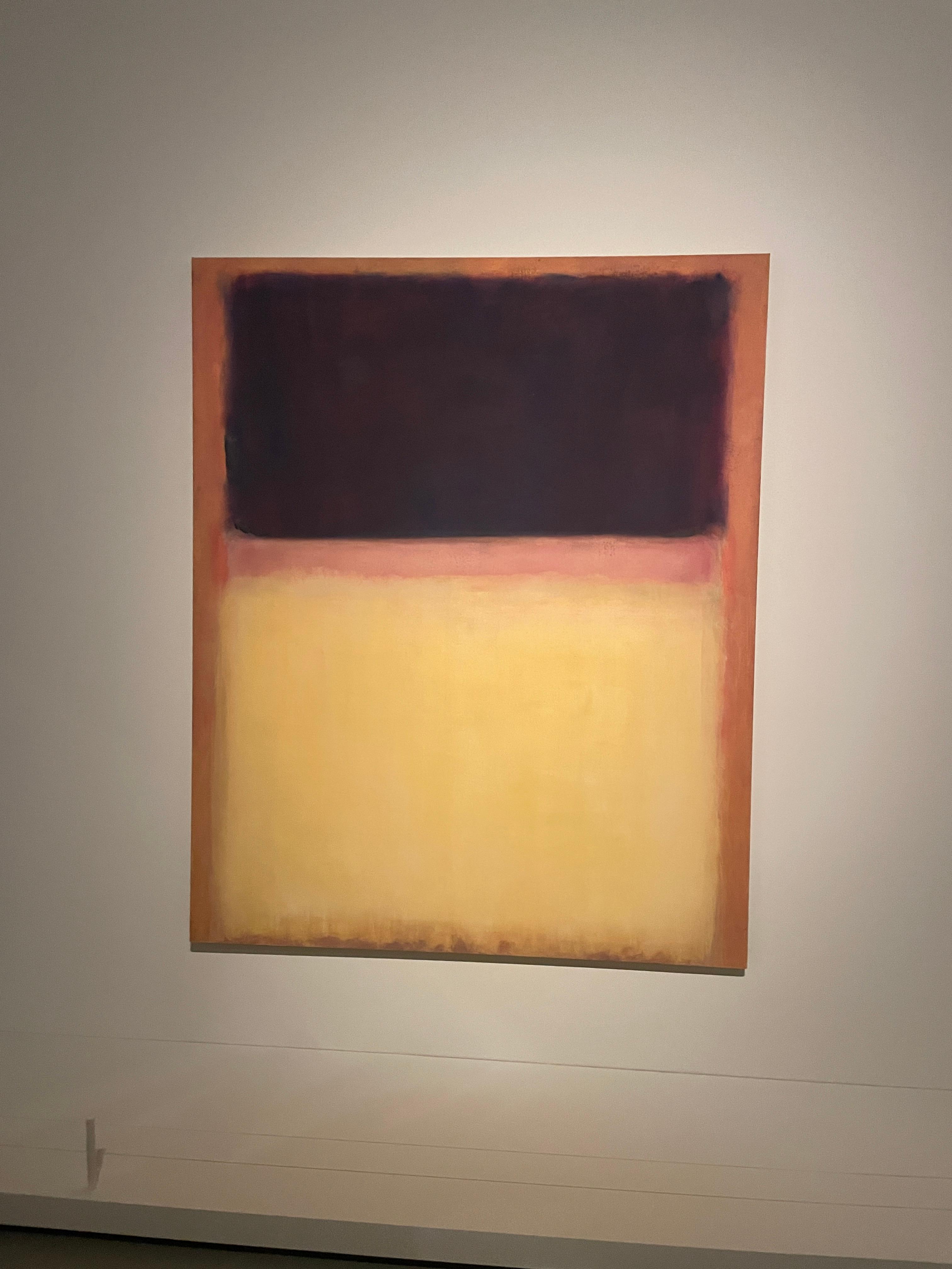 마크 로스코 회고전 전시회장 작품, 루이비통 재단,