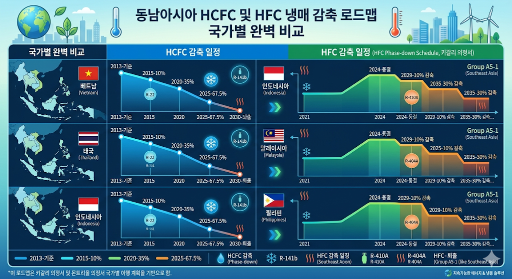 동남아시아 냉매 로드맵