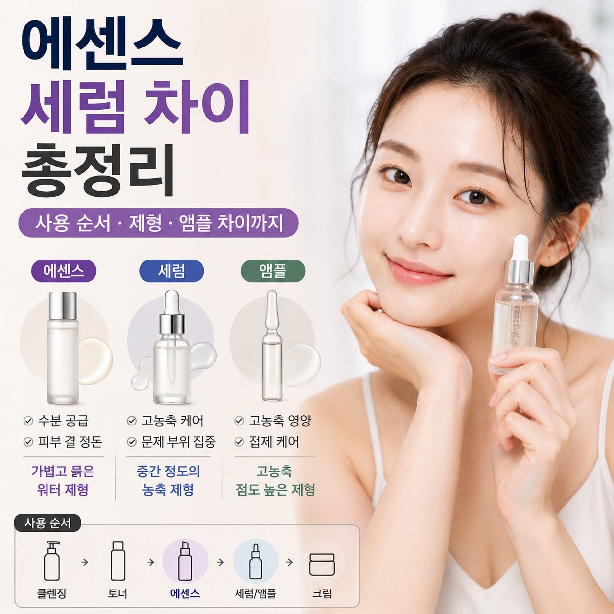에센스 세럼 차이