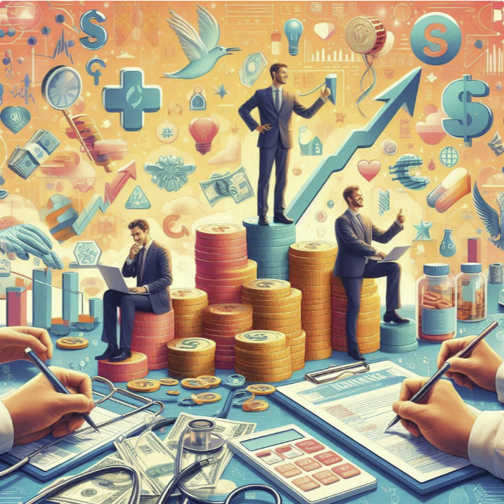 IPO(상장) 성공을 연상 시키는 이미지