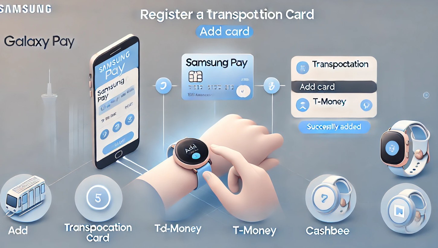 삼성페이 교통카드 등록하기