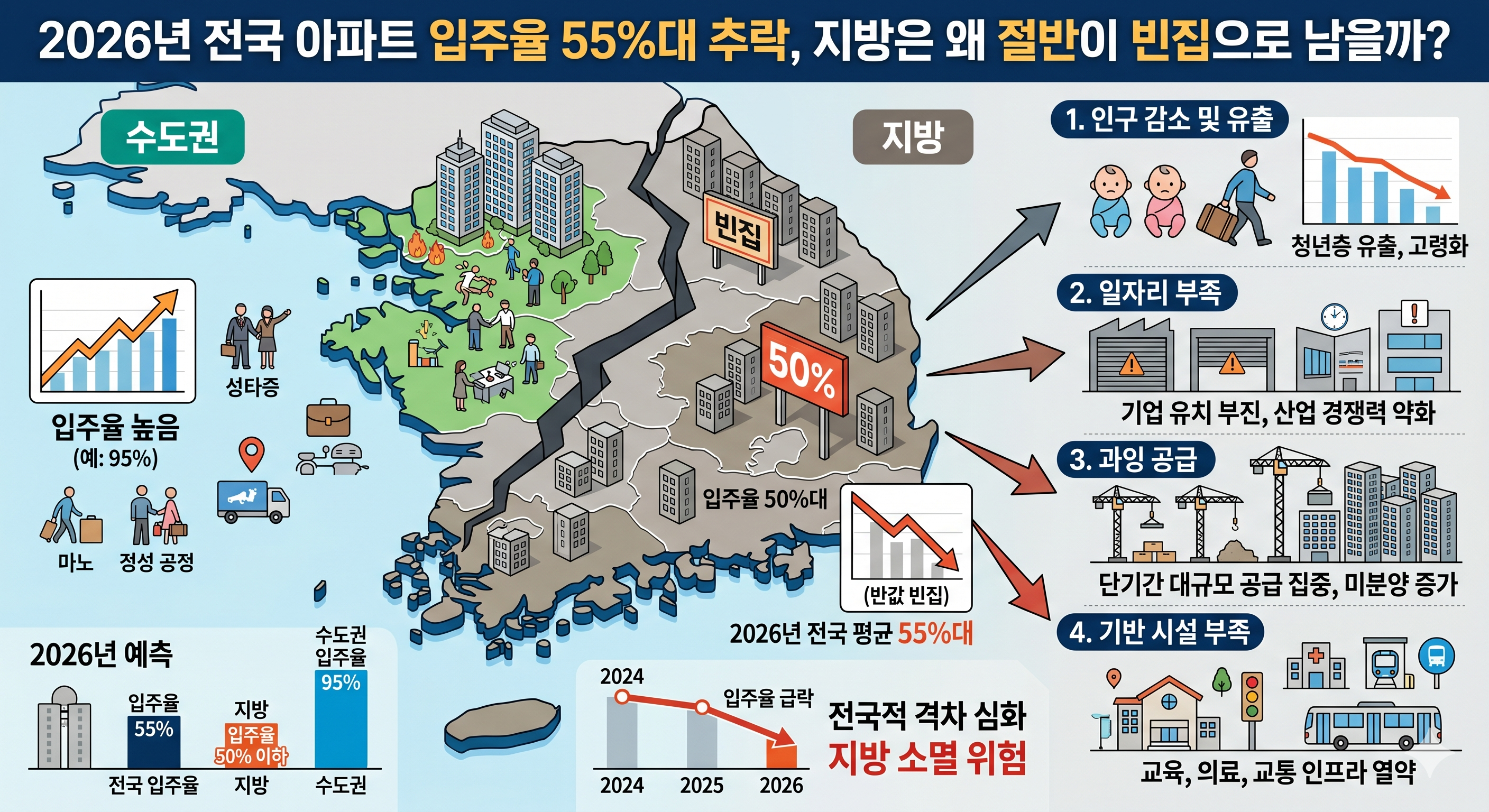 지방은 왜 절반이 빈집으로 남을까?