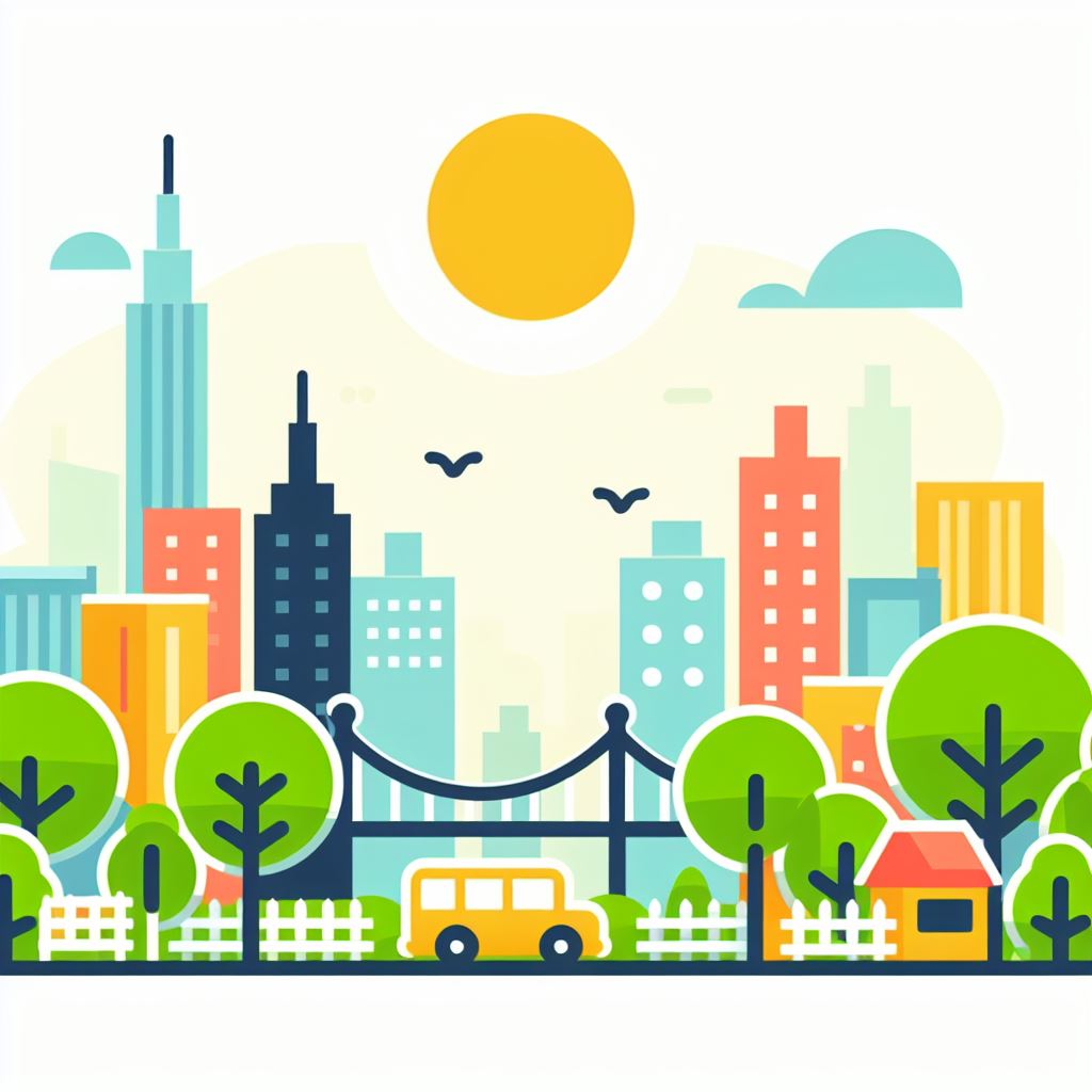 밝은 공원 아이콘