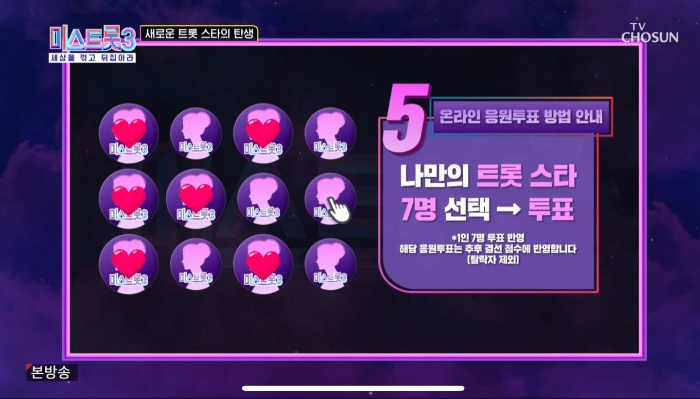 미스트롯3 투표방법6