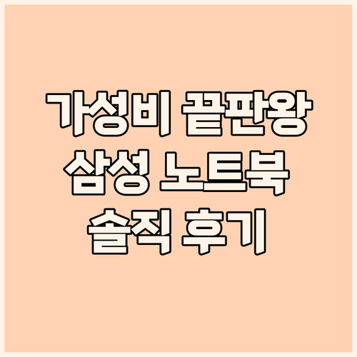 가성비 노트북 끝판왕! 삼성 NT37..