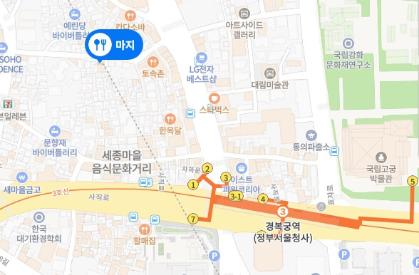 경복궁-마지-위치
