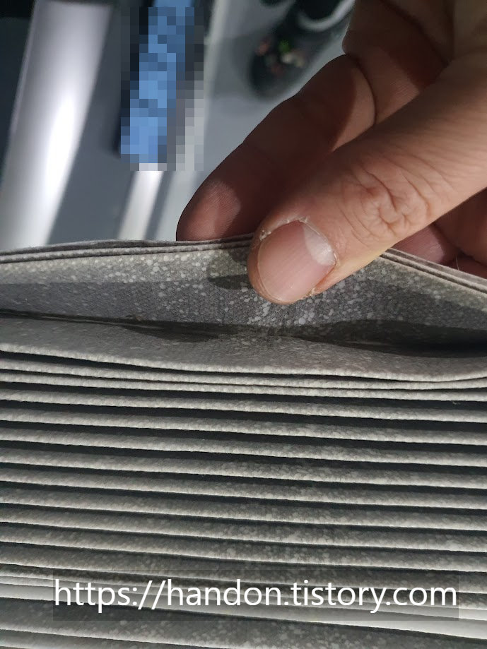 필터-교체-후-기존-필터-사진