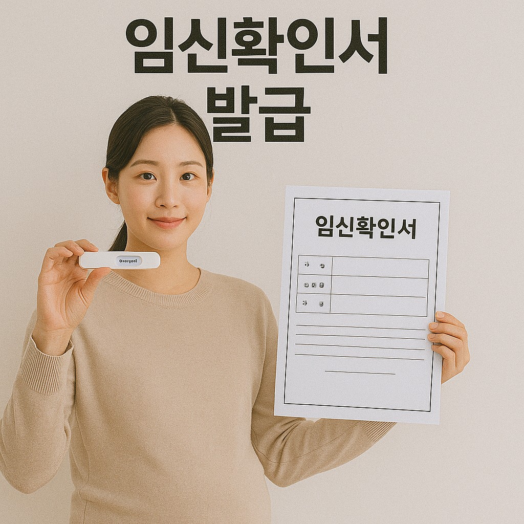 임신확인서 발급