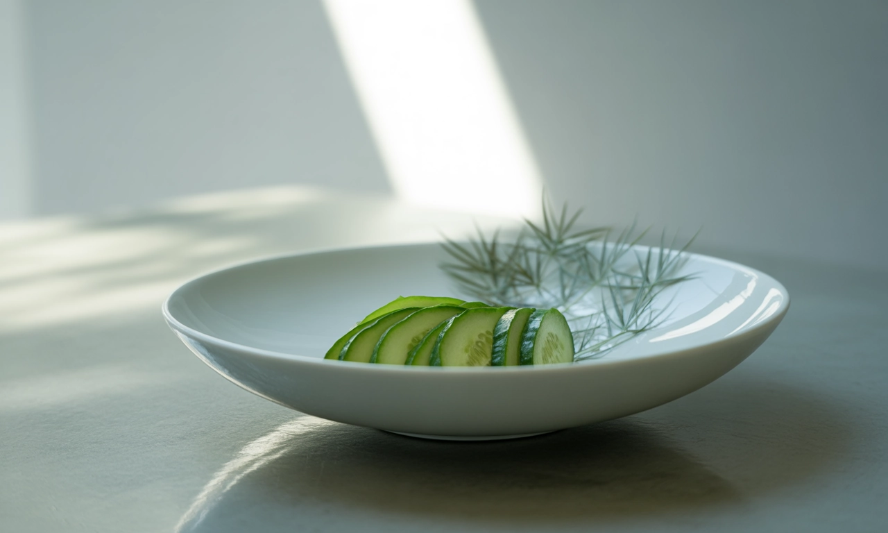 참나물 오이 무침으로 상큼한 반찬 만들기