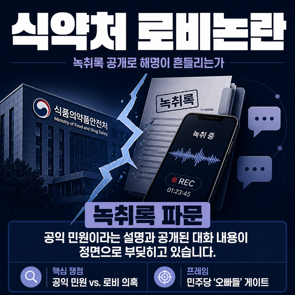 식약처 로비논란
