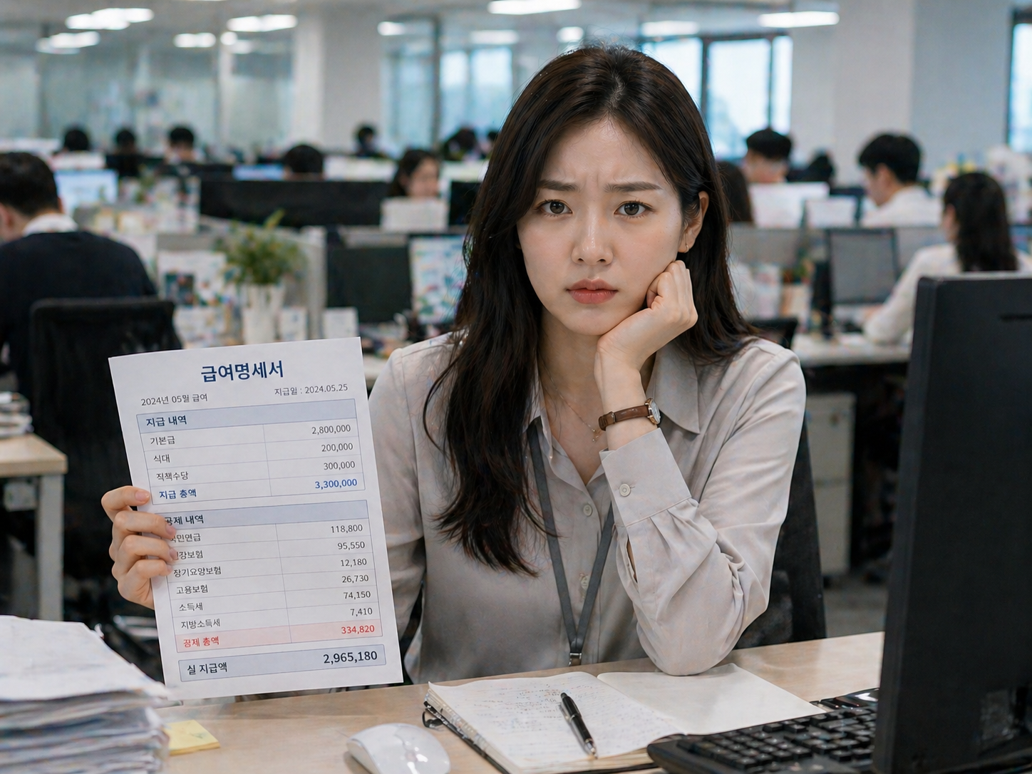 건강보험료 정산 계산 방법 이미지