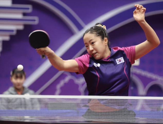 탁구 여자 단식 동메달 확보
신유빈 선수