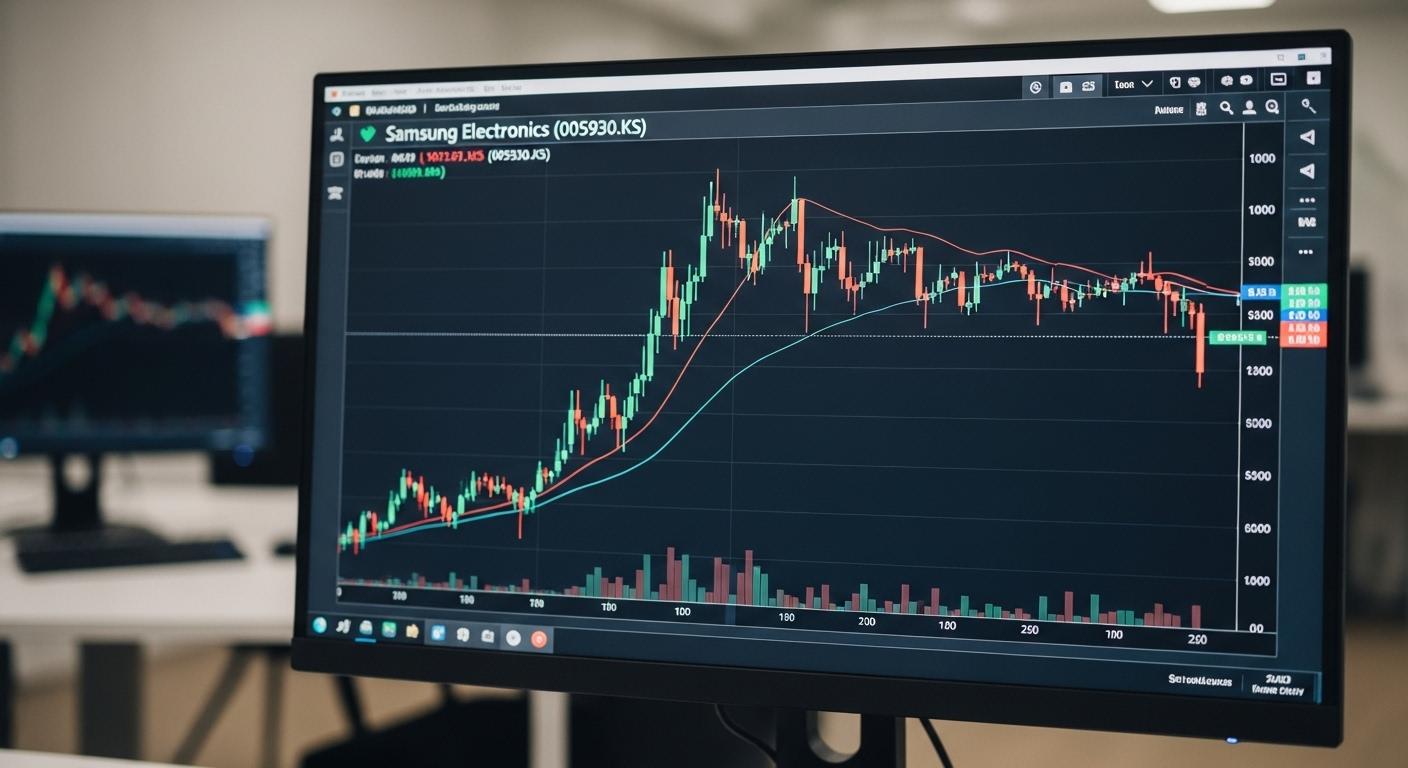 삼성전자주가차트?