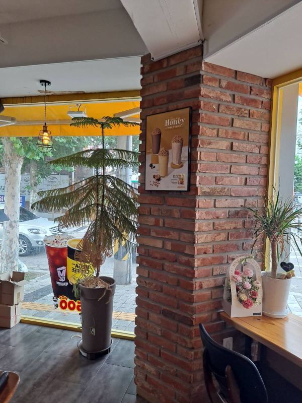 메가 매장 화분