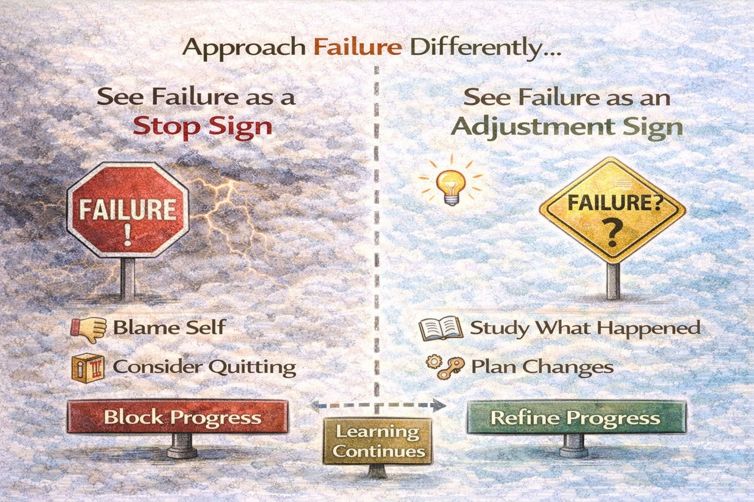 ㉛ 왜 장기 학습에서 실패는 중단의 이유가 아니라 조정의 자료가 되는가