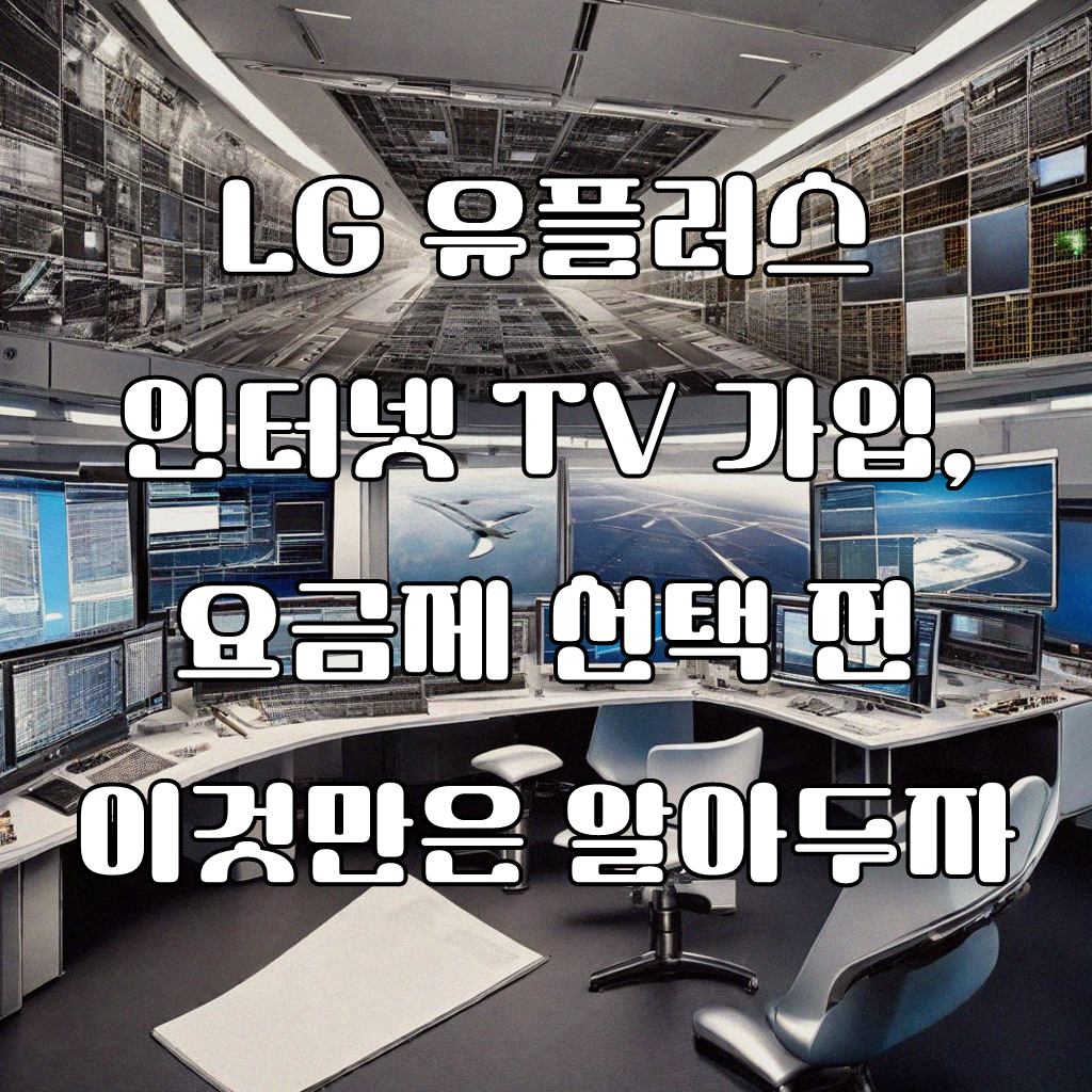 LG 유플러스 인터넷 TV 가입, 처음엔 뭐부터 알아봐야 할까