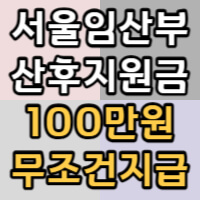 서울산모 지원금 지급 정보글 썸네일