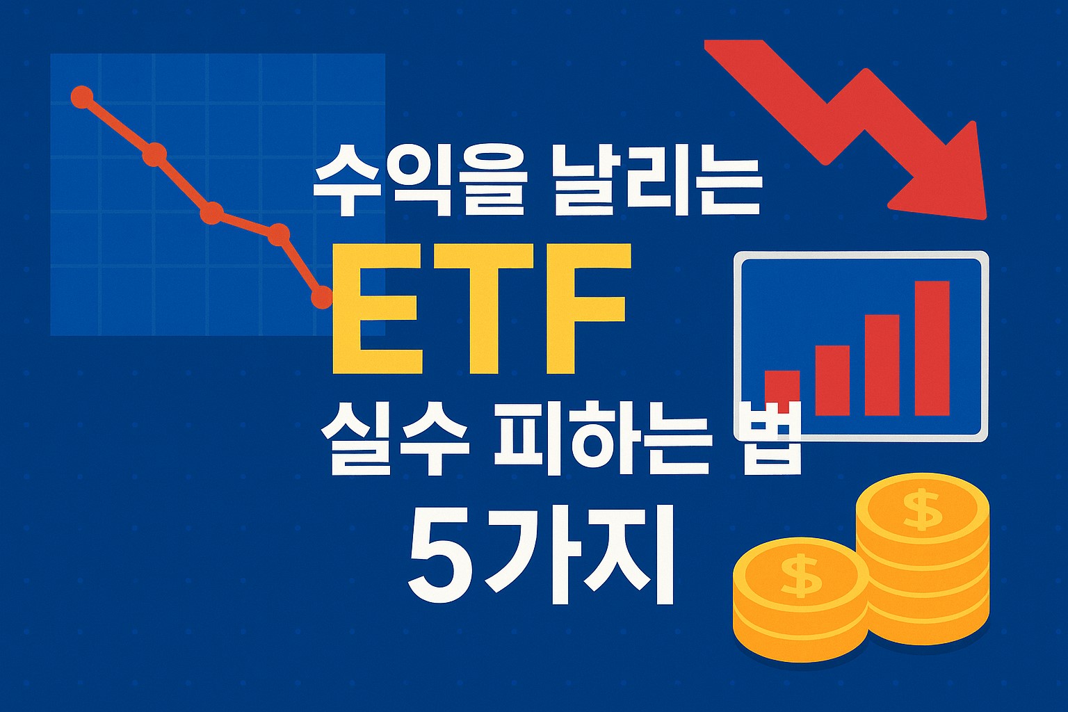 수익을 날리는 ETF 실수 피하는 법 5가지