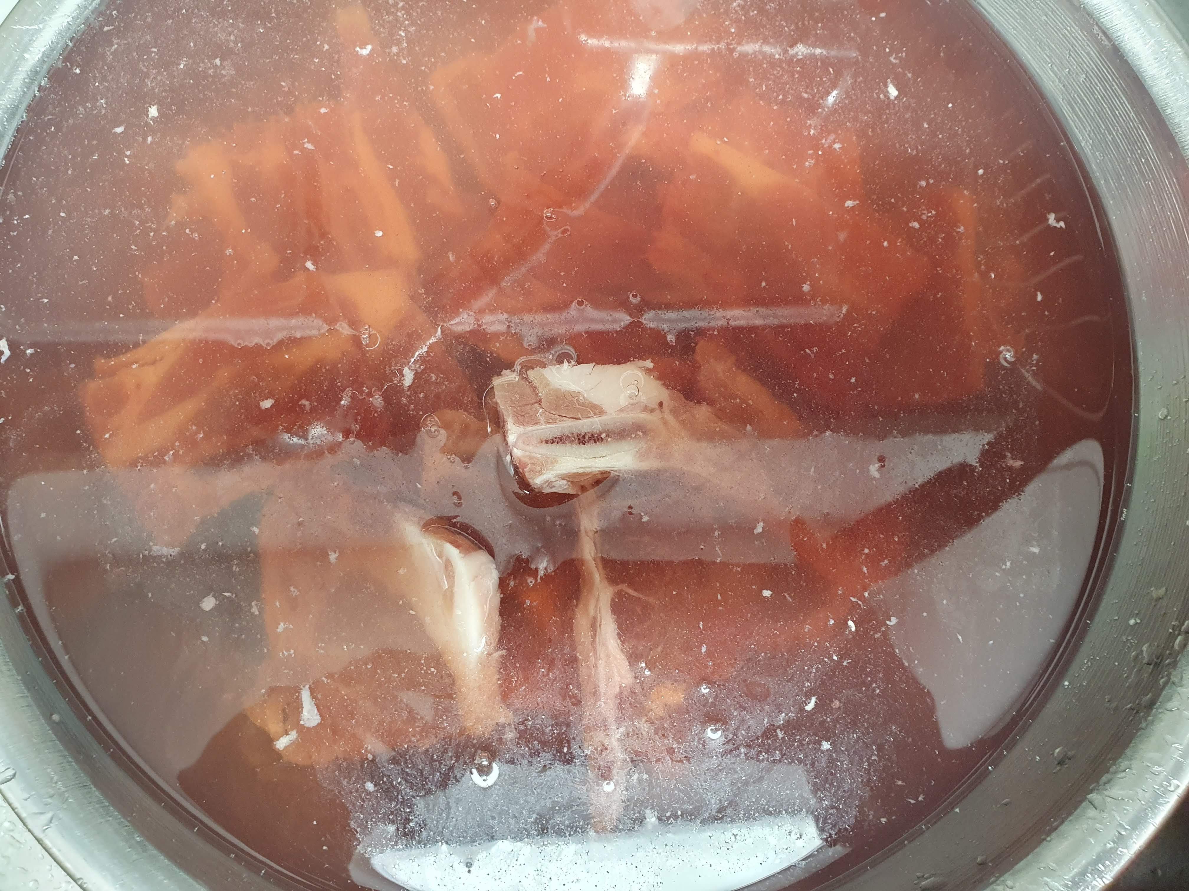 LA갈비 핏물빼기