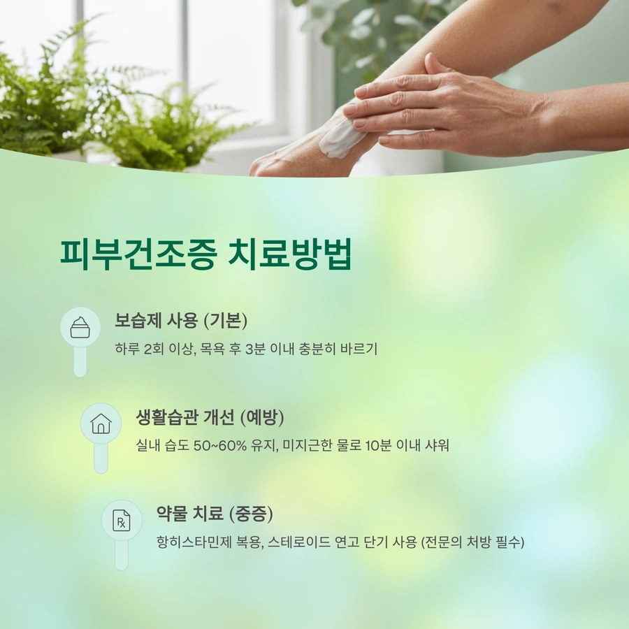 피부건조증 치료방법 종류별 정리