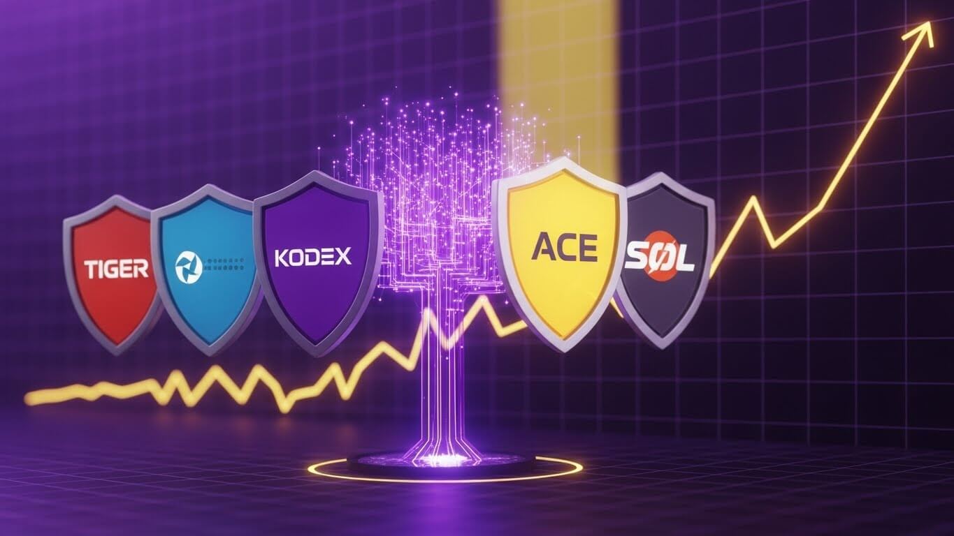 TIGER-KODEX-ACE-SOL ETF 비교