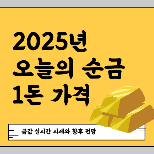 2025년 오늘의 순금 1돈 가격