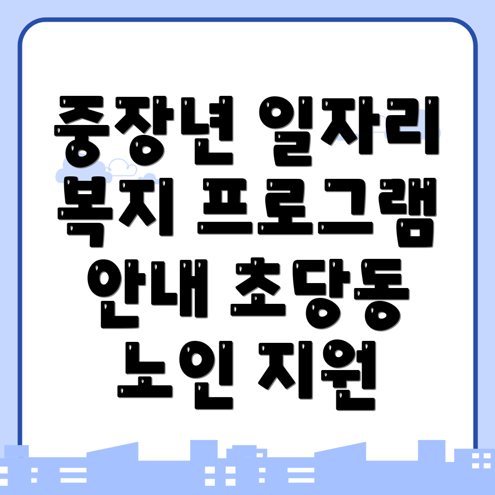 중장년 일자리