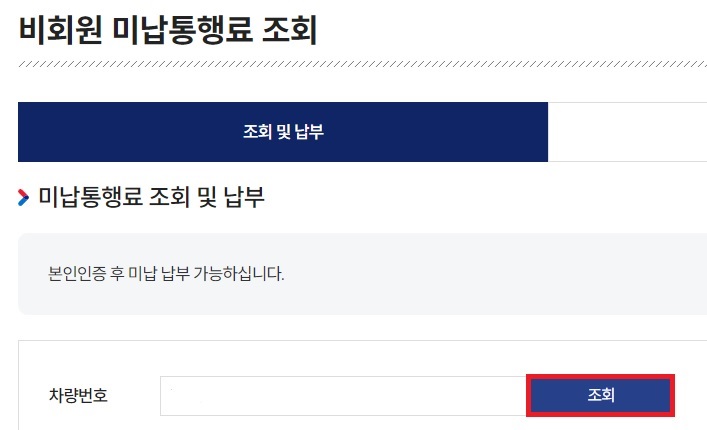 비회원 조회