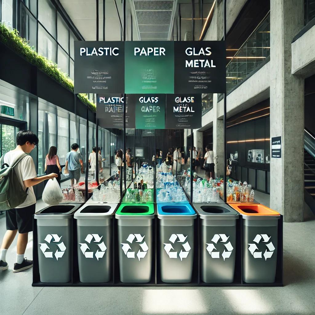 재활용쓰레기분리수거함