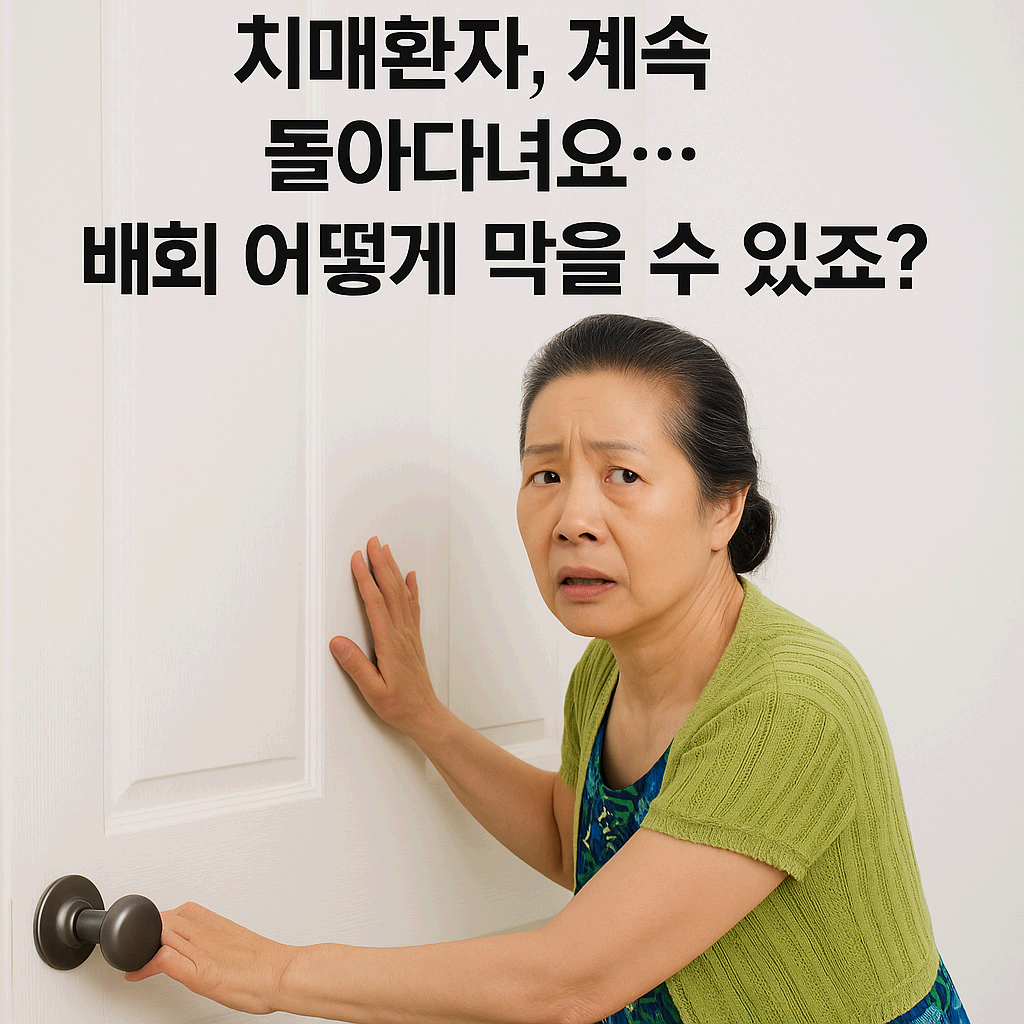 치매환자, 계속 돌아다녀요… 배회 어떻게 막을 수 있죠?