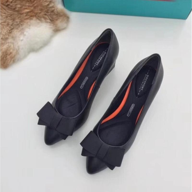 락포트 리본 펌프스 미들힐