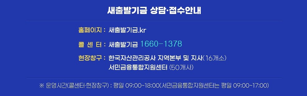 소상공인 새출발기금 지원대상 신청방법