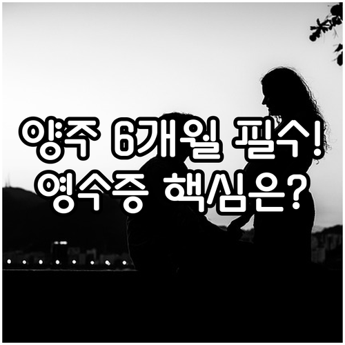 양주시 2025 산후조리비 지원 거주..