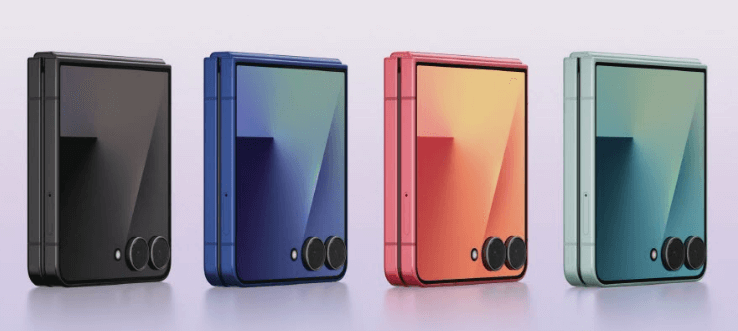 갤럭시 Z 플립7은 네 종류 색상으로 출시된다
