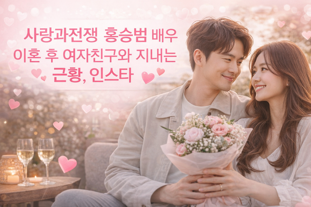 사랑과전쟁 홍승범 배우 이혼 후 여친과 근황, 인스타 공개