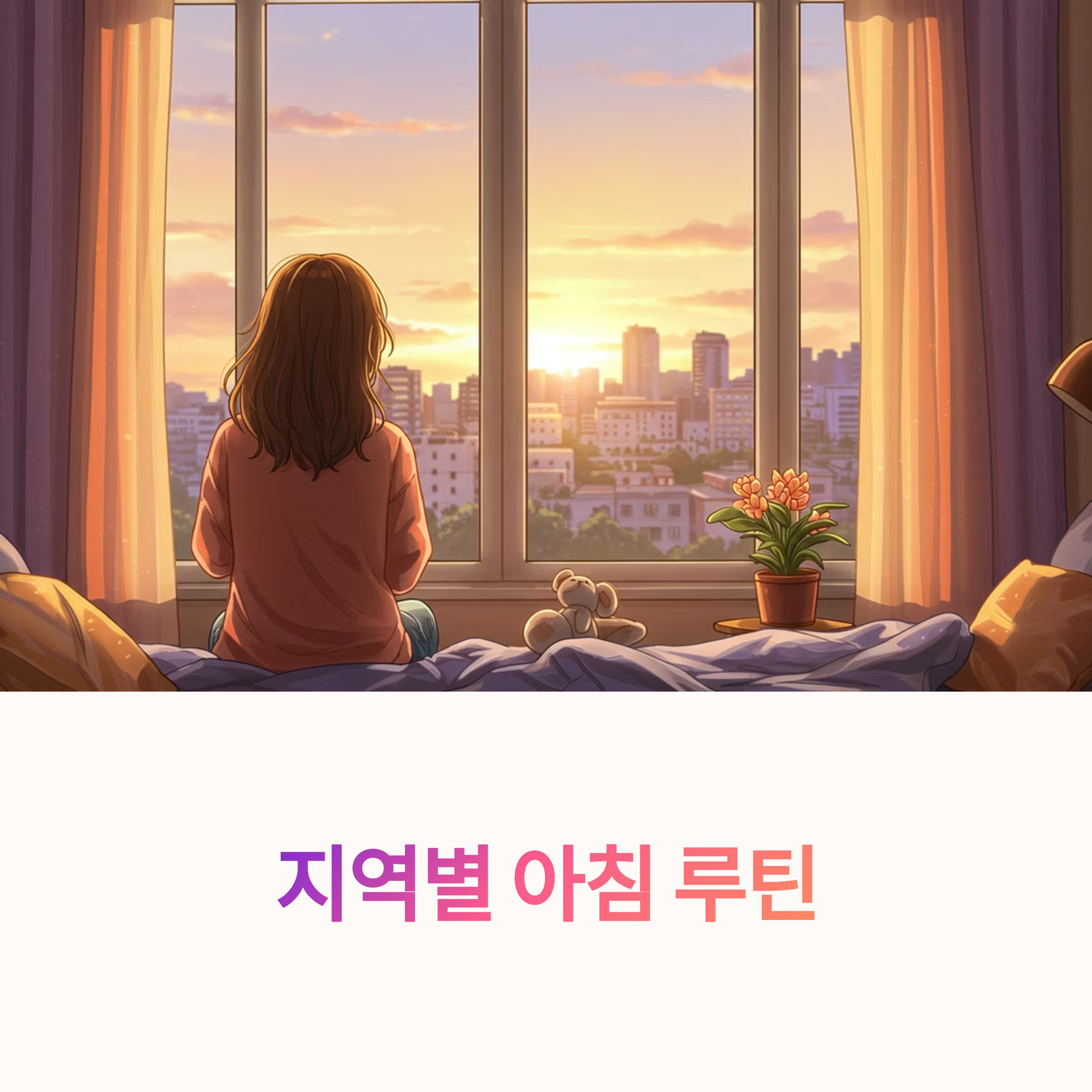 지역별 아침 루틴