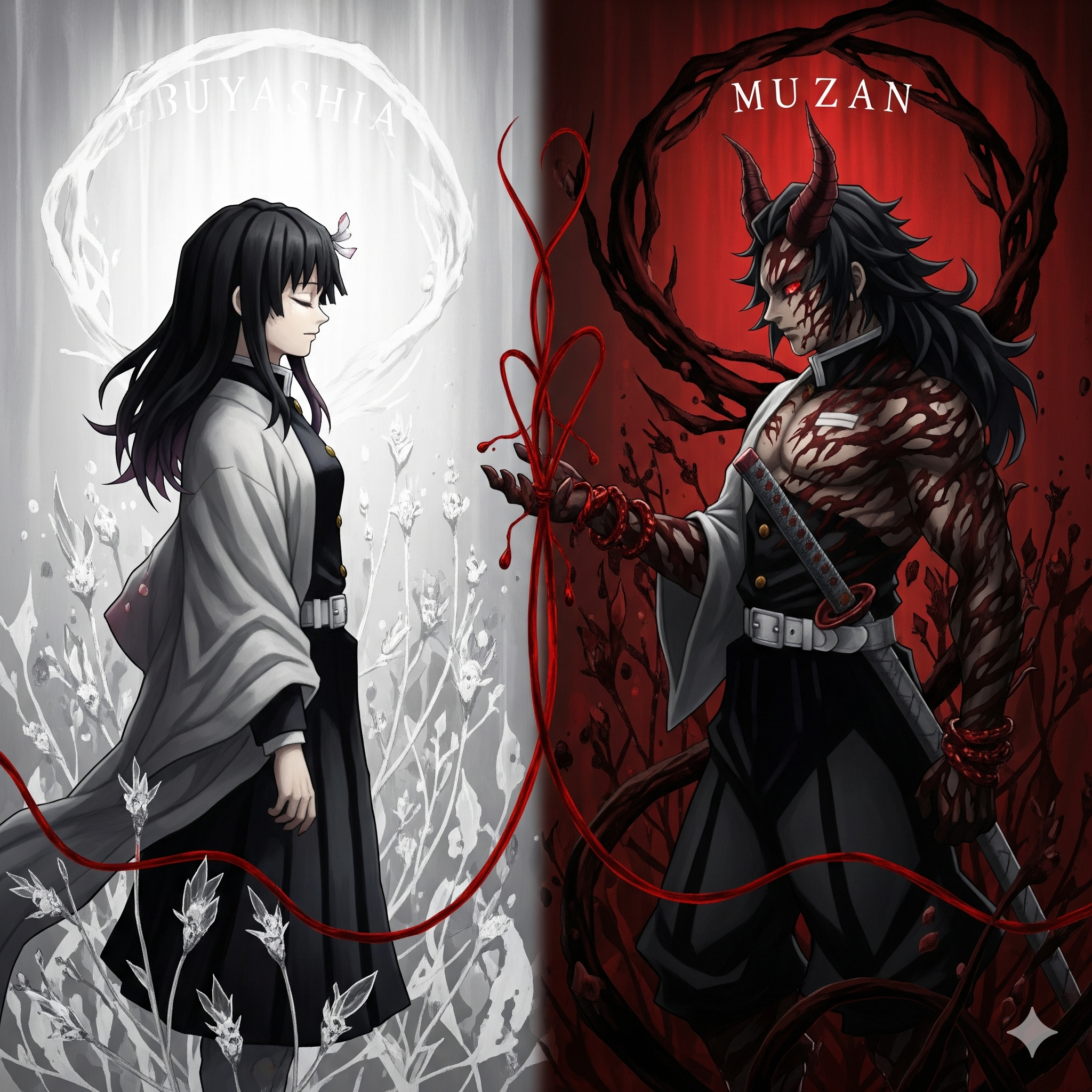 귀멸의 칼날 우부야시키와 무잔 관계?