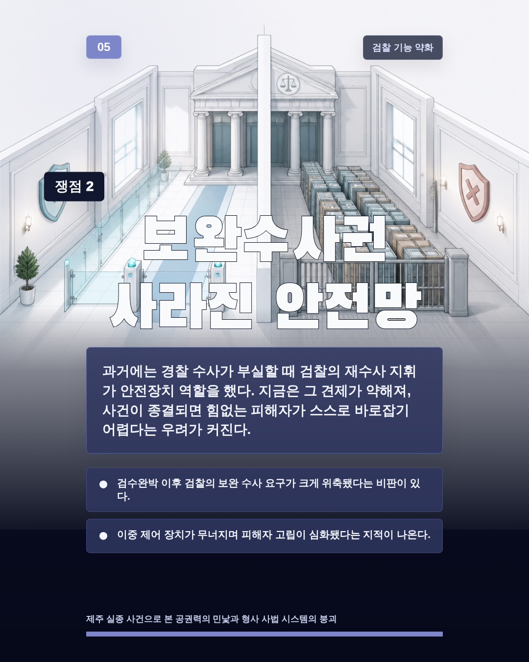 보완수사권 사라진 안전망