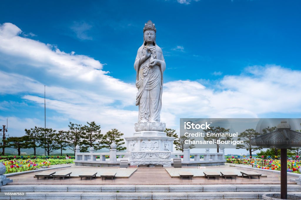 한국 강원도의 낙산사 모습