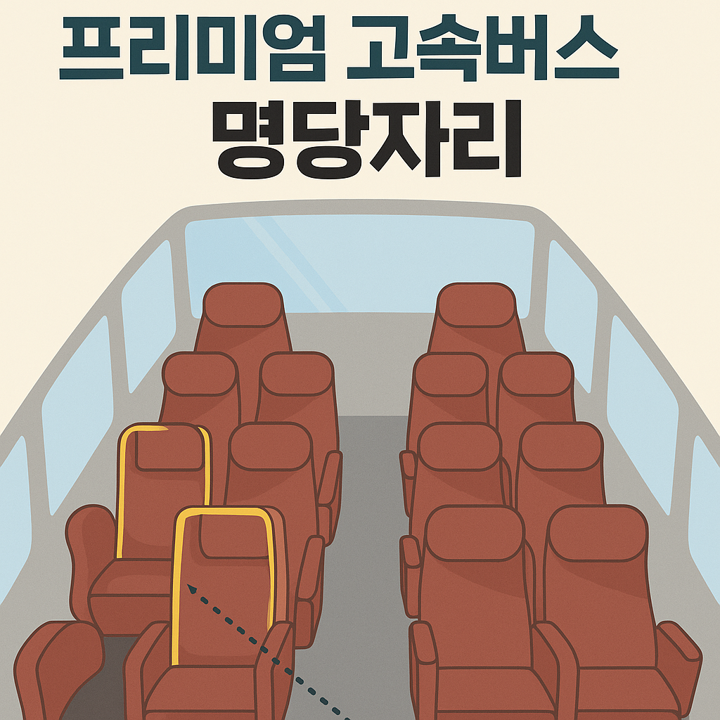 프리미엄 고속버스 명당자리