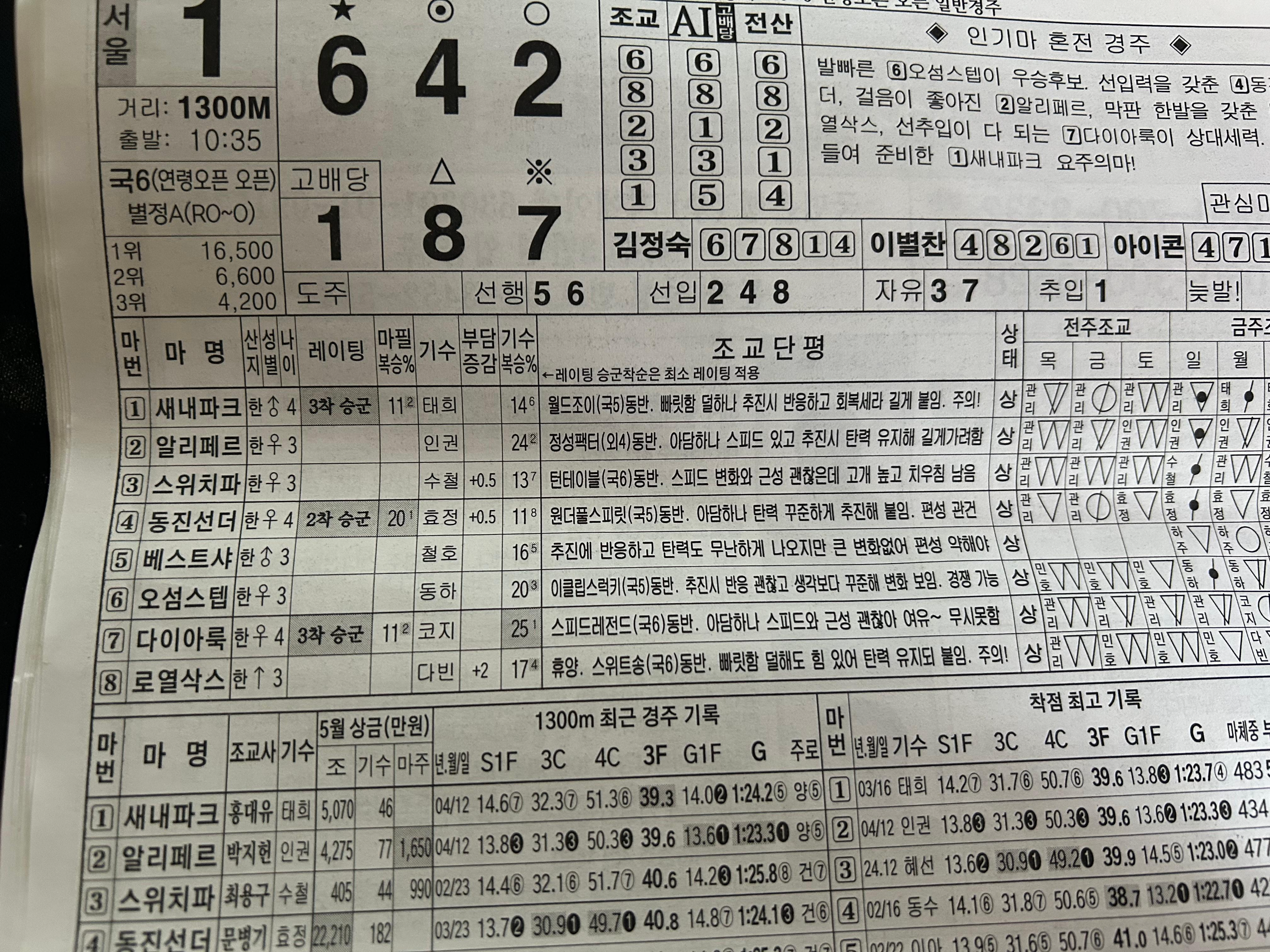 경마를 더 재미있게 해주는 경마 예상지 보는 방법